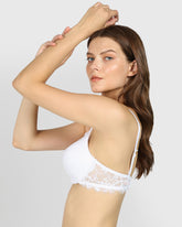 Isla & Evie Obvious Double Pushup Plunge Bra OPTIC WHITE / 34B